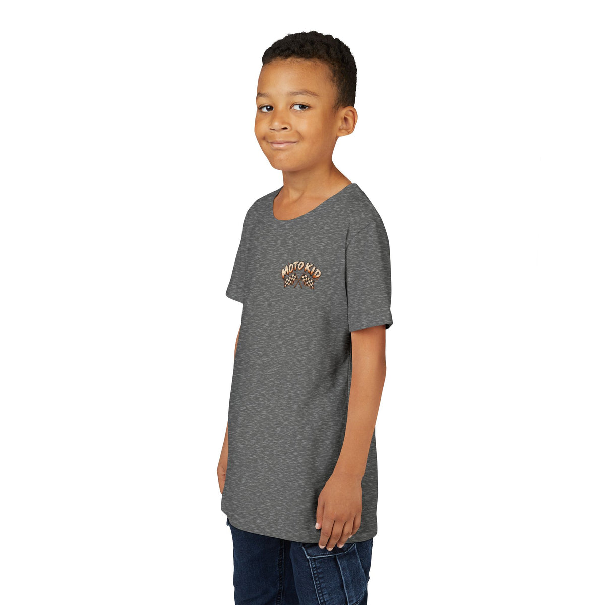 Moto Kid Motocross Tee | Dirt Bike Racing Kids Shirt | Cozy Chaos Co. 🏁🏍️⚡
