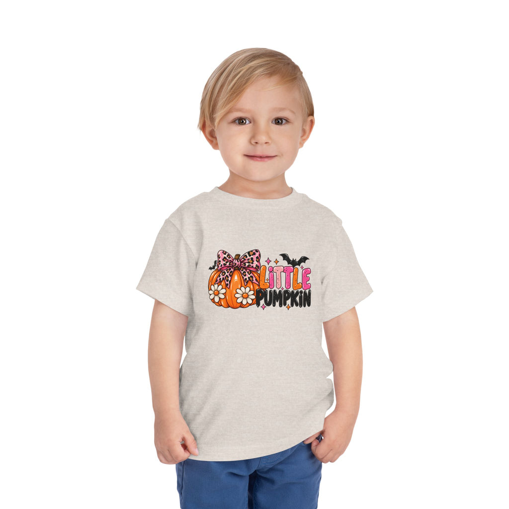 Little Pumpkin Bow Girls Toddler Halloween Shirt | Cozy Chaos Kid 🎃🎀💕