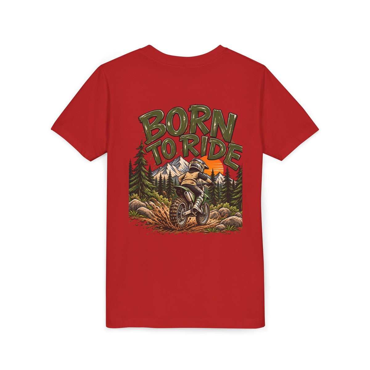 Born to Ride Kids Motocross Tee | Cozy Chaos Co.